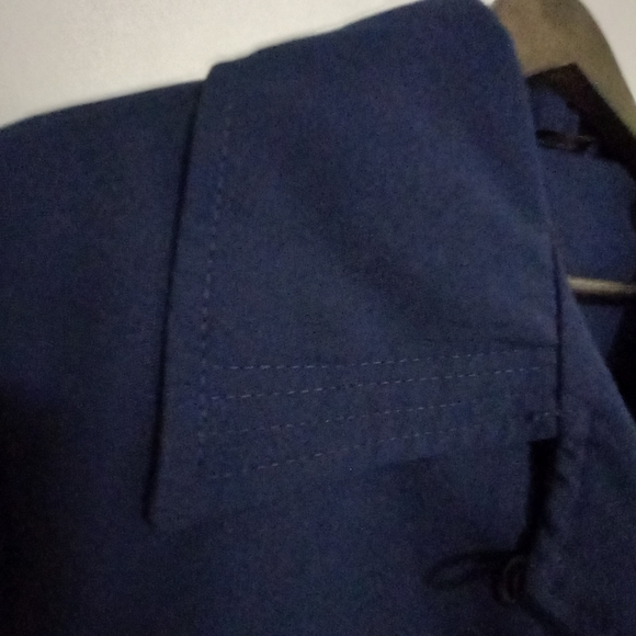 AB Abbmoore XL 16 Vintage Overcoat Jacket in Darkest Navy Blue - Picture 6 of 13